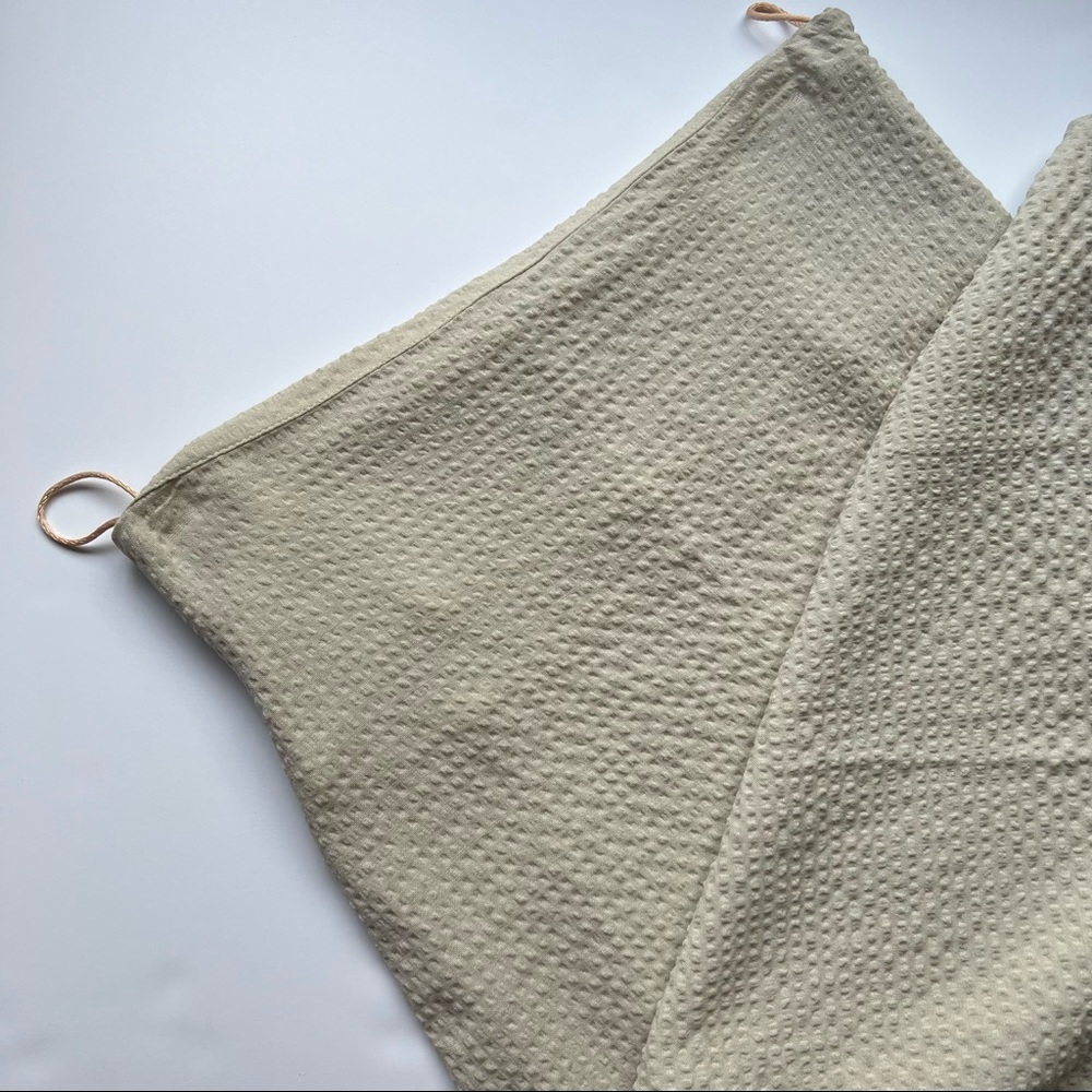NARCISO RODRIGUEZ Tan Wool Stretch Pencil Skirt